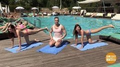 Пляжный фитнес. Доброе утро. Фрагмент выпуска от 01.07.2019