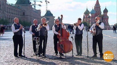 Диксиленд Максима Пиганова. Доброе утро. Фрагмент выпуска от 10.07.2019