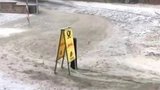 На улицы некоторых немецких городов пришлось выводить снегоуборочную технику