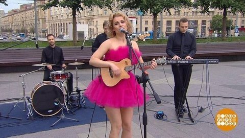 Катя Чистова и группа «Chistova band». Доброе утро. Фрагмент выпуска от 16.07.2019