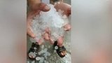 Евпатория приходит в себя после сильного ливня с градом