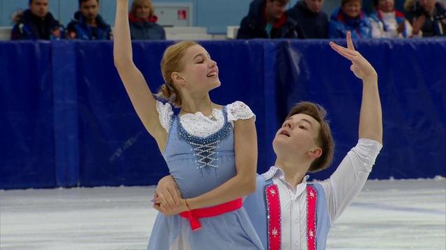 Короткая программа. Пары. Предсезонные контрольные прокаты по фигурному катанию среди юниоров 2019/2020