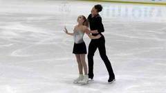 Ксения Ахантьева — Валерий Колесов. Короткая программа. Пары. Гран-при США. Гран-при по фигурному катанию среди юниоров 2019/20