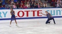 Диана Дэвис — Глеб Смолкин. Произвольный танец. Танцы. Гран-при России. Гран-при по фигурному катанию среди юниоров 2019/20