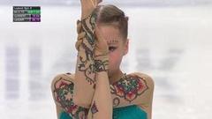Ксения Синицына. Произвольная программа. Девушки. Гран-при России. Гран-при по фигурному катанию среди юниоров 2019/20