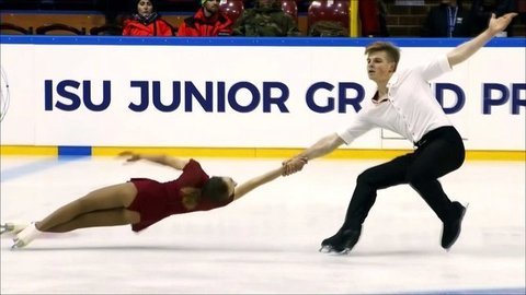Алина Пепелева — Роман Плешков. Короткая программа. Пары. Baltic Cup. Гран-при по фигурному катанию среди юниоров 2019/20