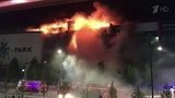 В Грозном произошел пожар в крупном торгово-развлекательном центре