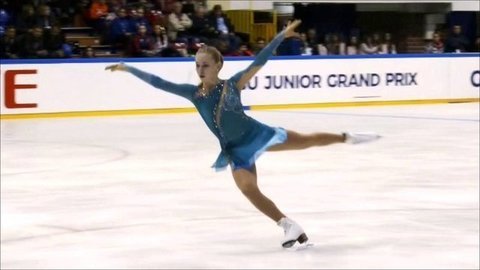 Произвольная программа. Девушки. Baltic Cup. Гран-при по фигурному катанию среди юниоров 2019/20