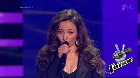 Ольга Уразгалиева. «Halo». Голос 8. Слепое прослушивание. Фрагмент выпуска от 01.11.2019