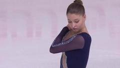 Мария Сотскова. Короткая программа. Женщины. Internationaux de France. Гран-при по фигурному катанию 2019/20