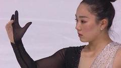 Вакаба Хигучи. Короткая программа. Женщины. Internationaux de France. Гран-при по фигурному катанию 2019/20