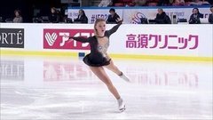 Мария Сотскова. Произвольная программа. Женщины. Internationaux de France. Гран-при по фигурному катанию 2019/20