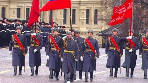 Торжественный марш, посвященный 78-й годовщине Парада 7 ноября 1941 года