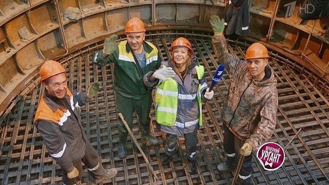 Строительство московского метро. Острый репортаж с Аллой Михеевой. Вечерний Ургант. Фрагмент выпуска от 07.11.2019