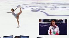 Станислава Константинова. Короткая программа. Женщины. За кадром. Rostelecom Cup. Гран-при по фигурному катанию 2019/20