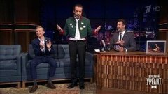 Актеры Владимир Машков и Владислав Миллер о спектакле «Ревизор». Вечерний Ургант. Фрагмент выпуска от 15.11.2019