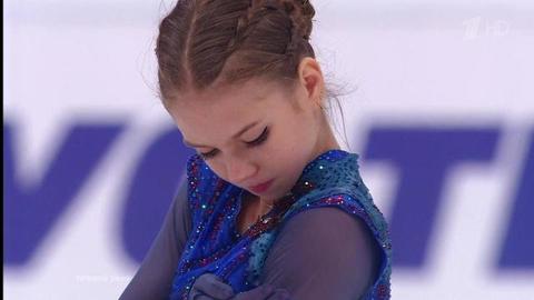 Александра Трусова выиграла золото на этапе Гран-при в Москве! Произвольная программа. Женщины. Rostelecom Cup. Гран-при по фигурному катанию 2019/20