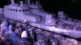 Российские пограничники распространили видео передачи украинцам двух катеров и буксира, задержанные ранее в Керченском проливе