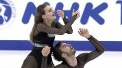Габриэлла Пападакис — Гийом Сизерон. Произвольный танец. Танцы. NHK Trophy. Гран-при по фигурному катанию 2019/20