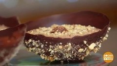 Мусс в шоколадных формах и десерт «Зимняя елка»