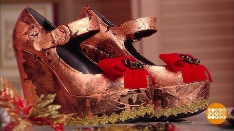 Праздничные туфельки к новогоднему наряду