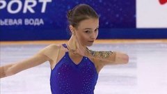Анна Щербакова. Тренировка. Произвольная программа. Женщины. Чемпионат России по фигурному катанию 2020