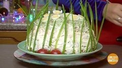 Бутербродный торт от Марии Суровой. Доброе утро. Фрагмент выпуска от 04.01.2020