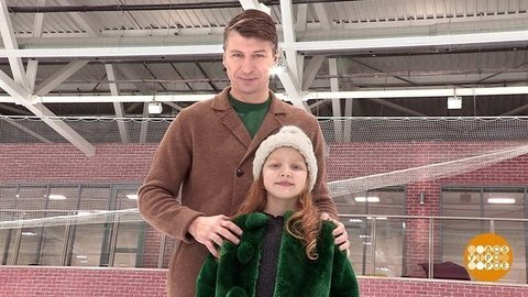 Мастер-класс Алексея Ягудина: надеваем коньки и учимся падать. Доброе утро. Фрагмент выпуска от 04.01.2020