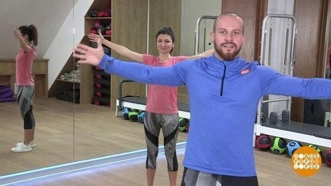 Динамическая растяжка. Доброе утро. Фрагмент выпуска от 23.01.2020