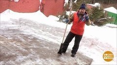 Дмитрий Талабуев рубит лед. Доброе утро. Фрагмент выпуска от 05.02.2020