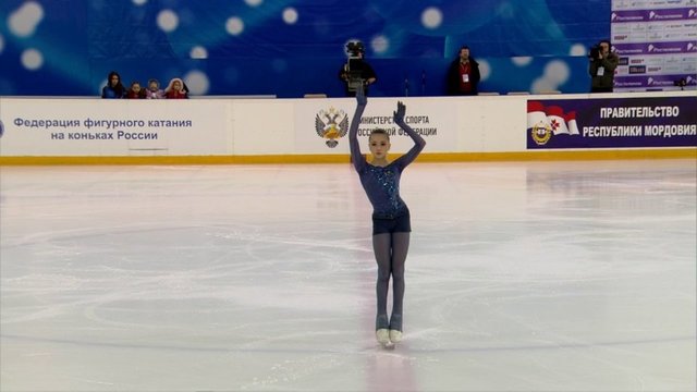 Короткая программа. Девушки. Первенство России по фигурному катанию среди юниоров 2020