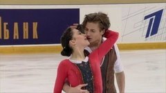 Елизавета Шанаева — Девид Нарижный. Ритм-танец. Танцы. Первенство России по фигурному катанию среди юниоров 2020