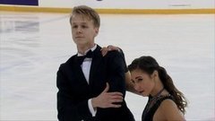 Диана Дэвис — Глеб Смолкин. Ритм-танец. Танцы. Первенство России по фигурному катанию среди юниоров 2020