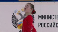 Софья Акатьева. Произвольная программа. Девушки. Первенство России по фигурному катанию среди юниоров 2020