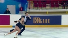 Арина Ушакова — Максим Некрасов. Произвольный танец. Танцы. Первенство России по фигурному катанию среди юниоров 2020