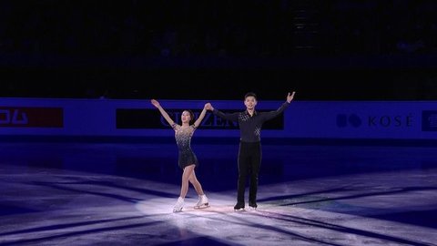 Чэн Пэн — Ян Цзинь. Показательные выступления. Чемпионат четырех континентов по фигурному катанию 2020