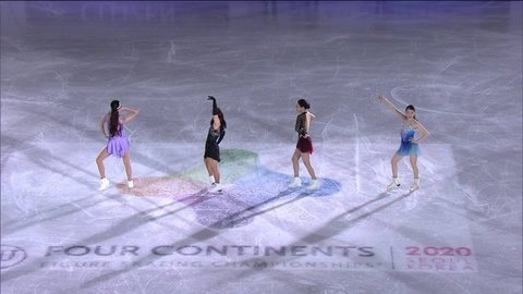 Показательные выступления. Чемпионат четырех континентов по фигурному катанию 2020