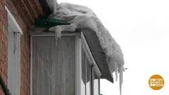 Сосульки падают. Доброе утро. Фрагмент выпуска от 21.02.2020