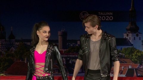 Елизавета Шанаева — Девид Нарижный. Показательные выступления. Чемпионат мира по фигурному катанию среди юниоров 2020
