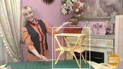 Ольга Никишичева мастерит столик. Доброе утро. Фрагмент выпуска от 24.03.2020