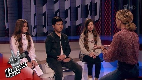 «Они взрослые, звучат очень плотно и равноценно». Миржан Жидебай, Дарья Марцинкевич и Екатерина Кретова перед Поединками. Голос.Дети-7. Фрагмент выпуска от 03.04.2020