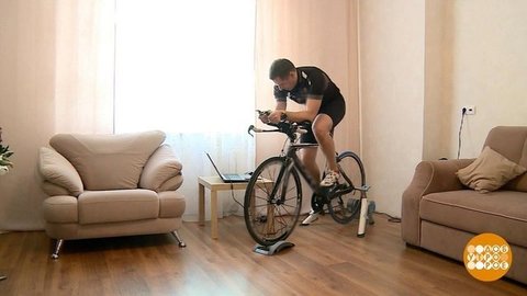 Сижу дома, кручу педали. Доброе утро. Фрагмент выпуска от 10.04.2020