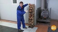 Эстетичный дровяник от Дмитрия Талабуева. Доброе утро. Фрагмент выпуска от 17.04.2020