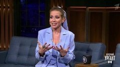 Телеведущая Юлия Барановская о воспитании детей в самоизоляции. Вечерний Ургант. Фрагмент выпуска от 22.04.2020