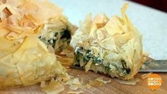 Пирог с грибами и шпинатом. Доброе утро. Фрагмент выпуска от 25.05.2020