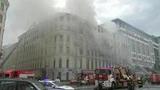 На Тверской улице в Москве, где сегодня горел дом, восстановлено движение