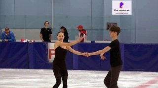 Екатерина Каташинская — Александр Васькович. Произвольный танец. Танцы. Предсезонные контрольные прокаты по фигурному катанию среди юниоров 2020/21