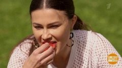 Ольга Ушакова катает арбузы. Доброе утро. Фрагмент выпуска от 18.08.2020