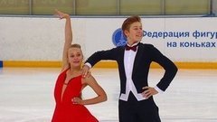 София Алексова — Илья Владимиров. Юниоры. Ритм-танец. Танцы на льду. Кубок России по фигурному катанию 2020/21