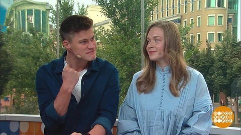 Светлана Колпакова и Олег Гаас — о фильме «Шифр». Доброе утро. Фрагмент выпуска от 21.09.2020